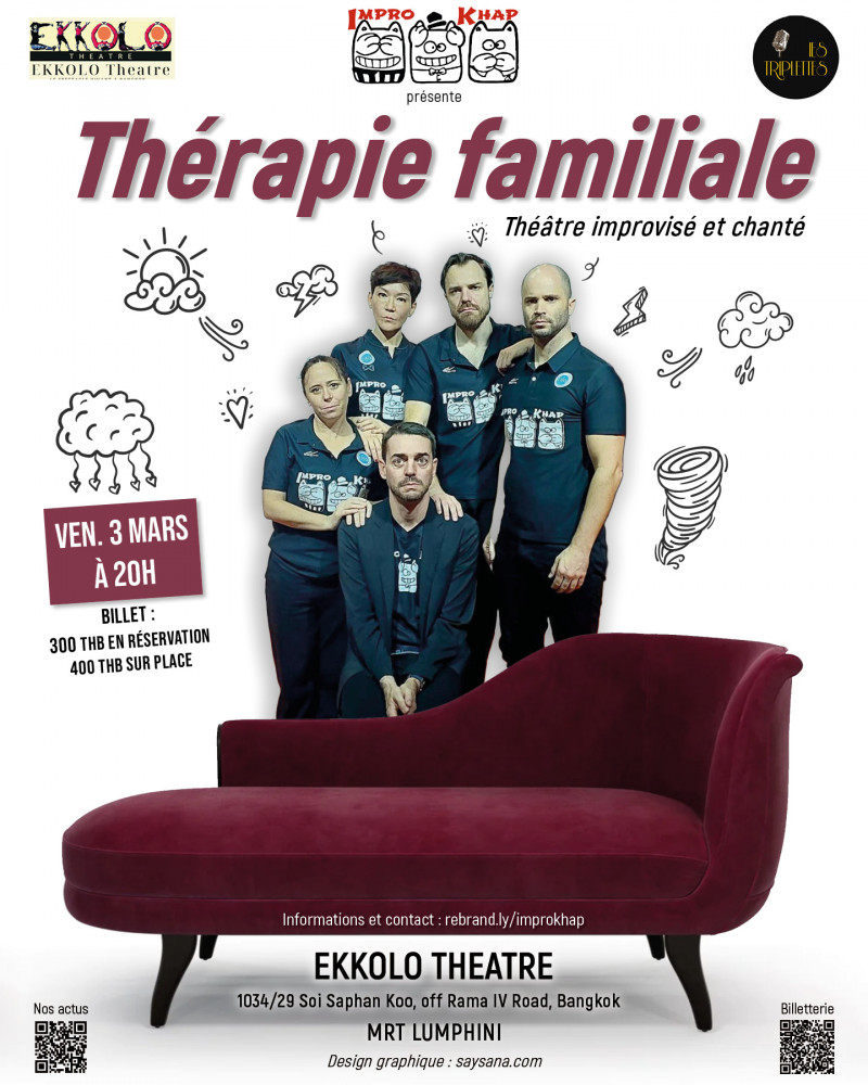 Théâtre Improvisé chanté - Thérapie familiale